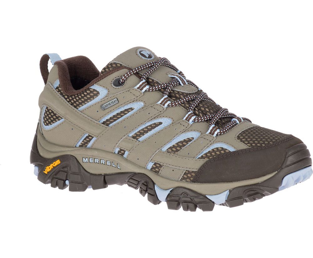 Buty Trekkingowe Merrell Damskie Szare - Moab 2 Gore-Tex® - 536948-OJR